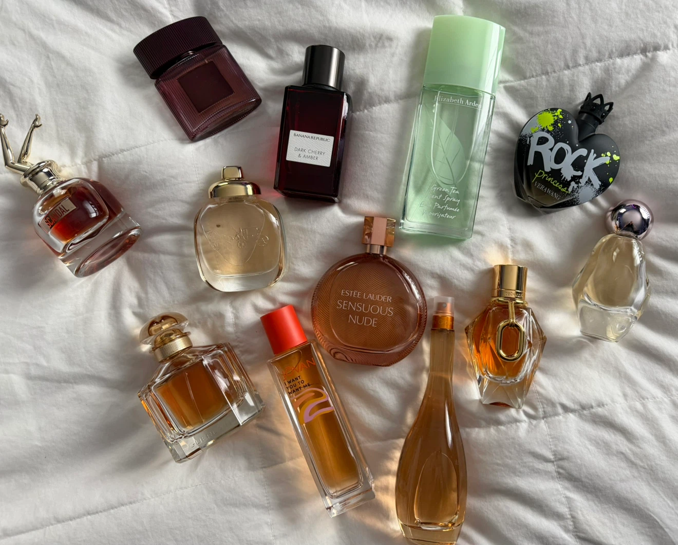 Lot of perfume