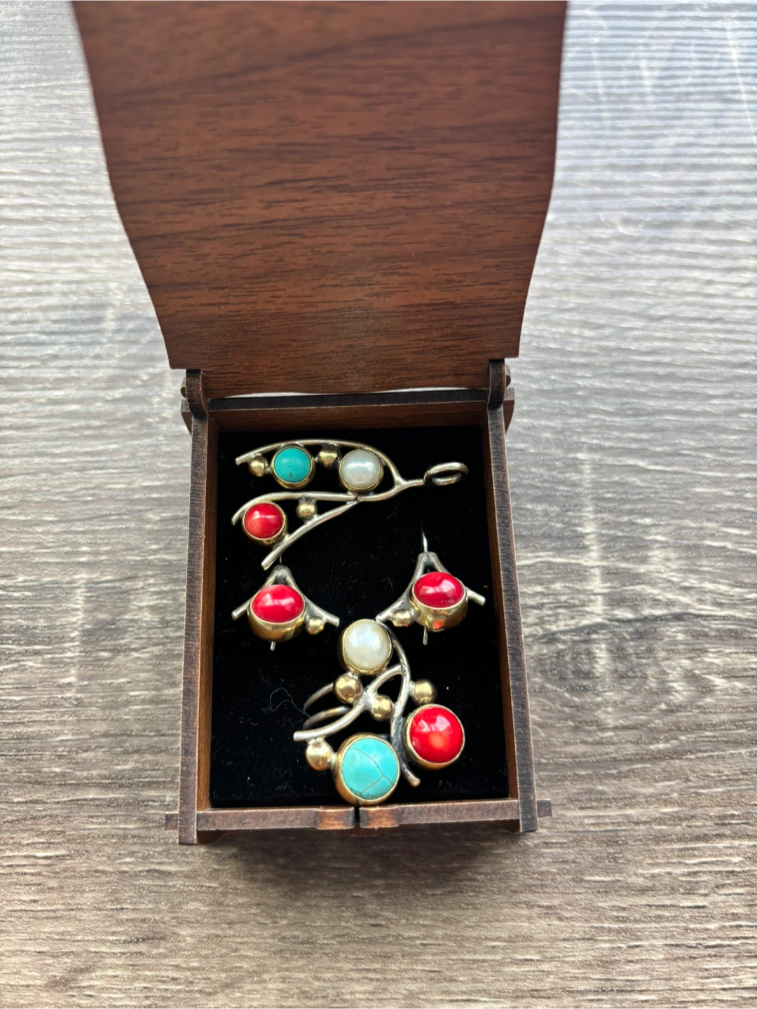 Vintage Multi-Stone Jewellery Set