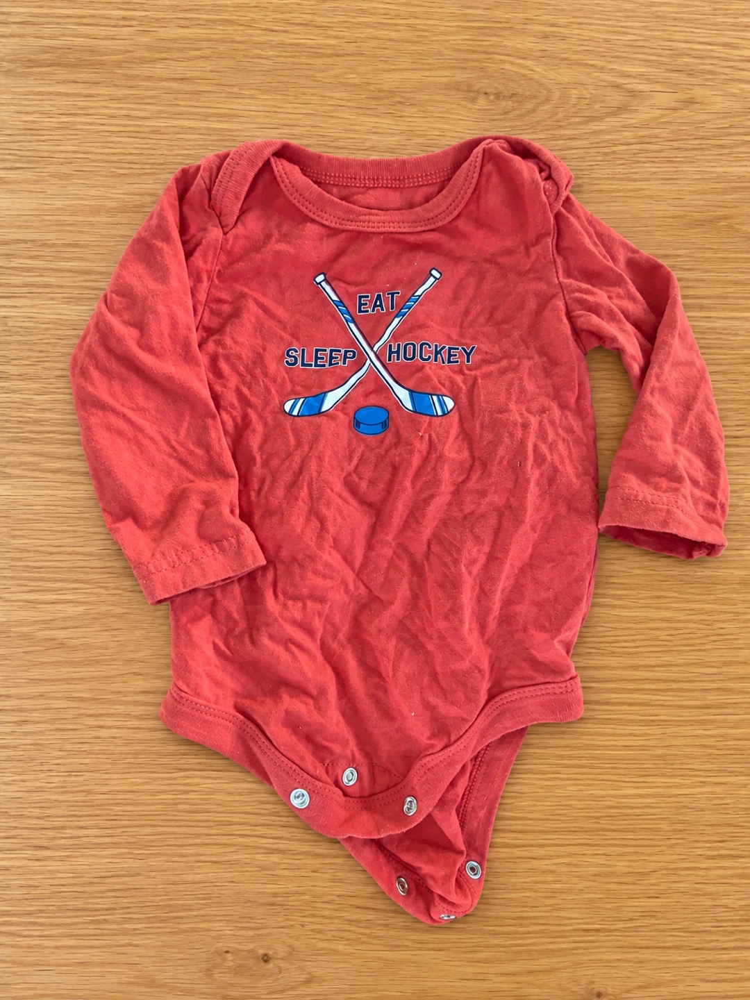 4/$10 George Baby Hockey Onesie 6-12M