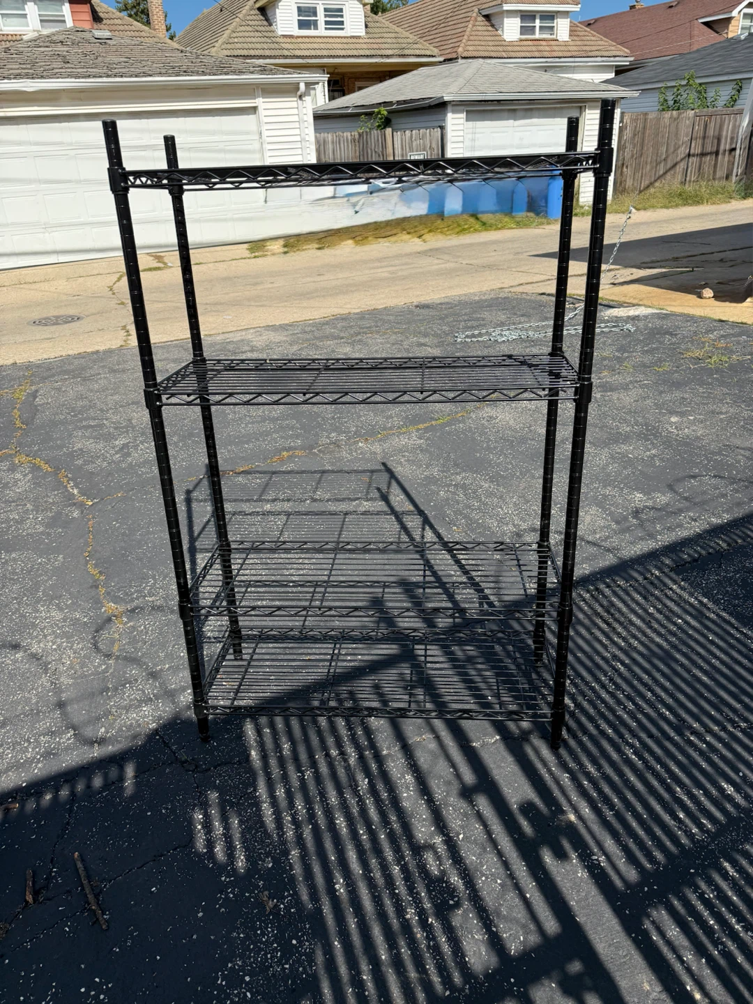 Black Wire Storage with 4 Shelving Unit. $40.00 or best offer. - photo 2
