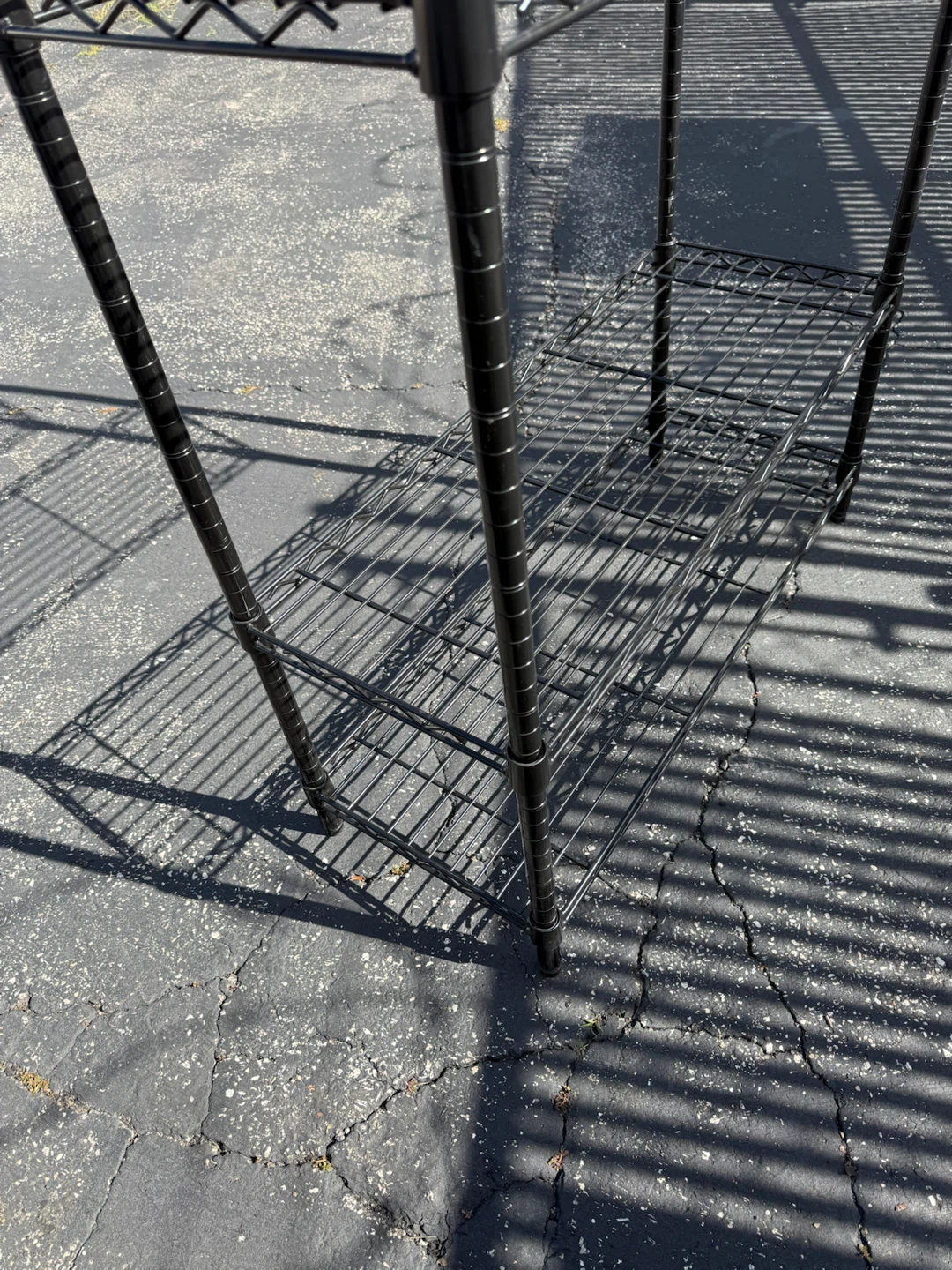 Black Wire Storage with 4 Shelving Unit. $40.00 or best offer. - photo 3