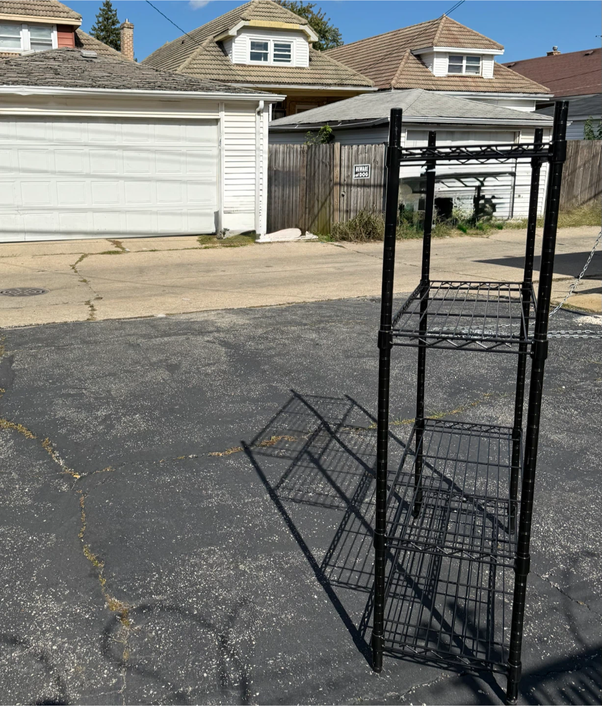 Black Wire Storage with 4 Shelving Unit. $40.00 or best offer. - photo 4
