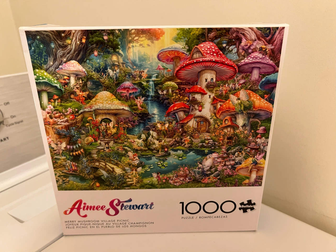 Buffalo Aimee Stewart Merry Mushroom Village Picnic Puzzle
