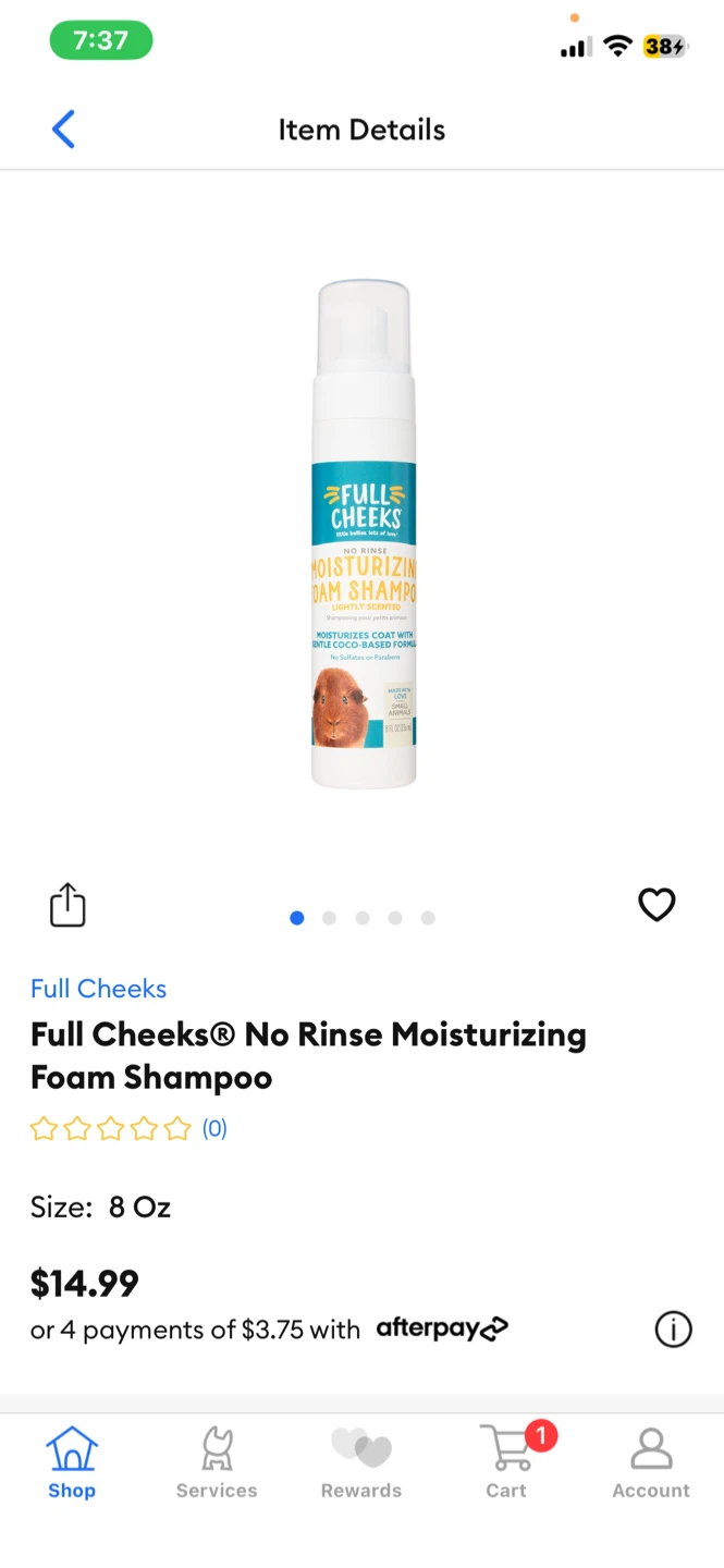 Guinea Pig WaterLess Shampoo - photo 3