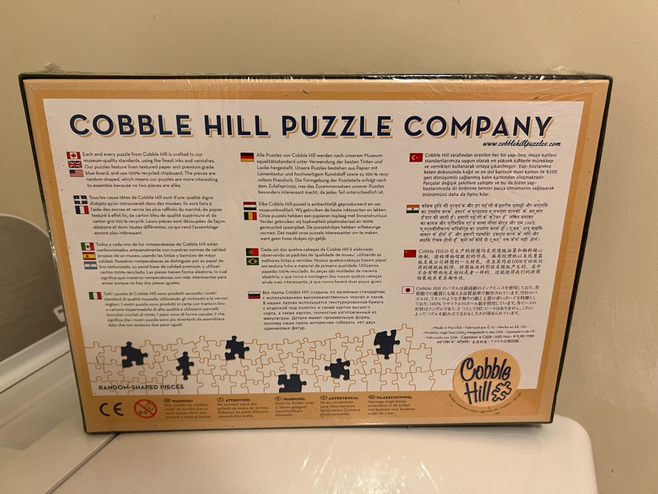 Cobble Hill Black & White Animals 1000 Piece Puzzle - photo 2