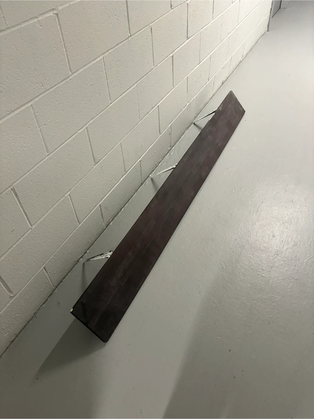 Dark Wood Wall Shelf