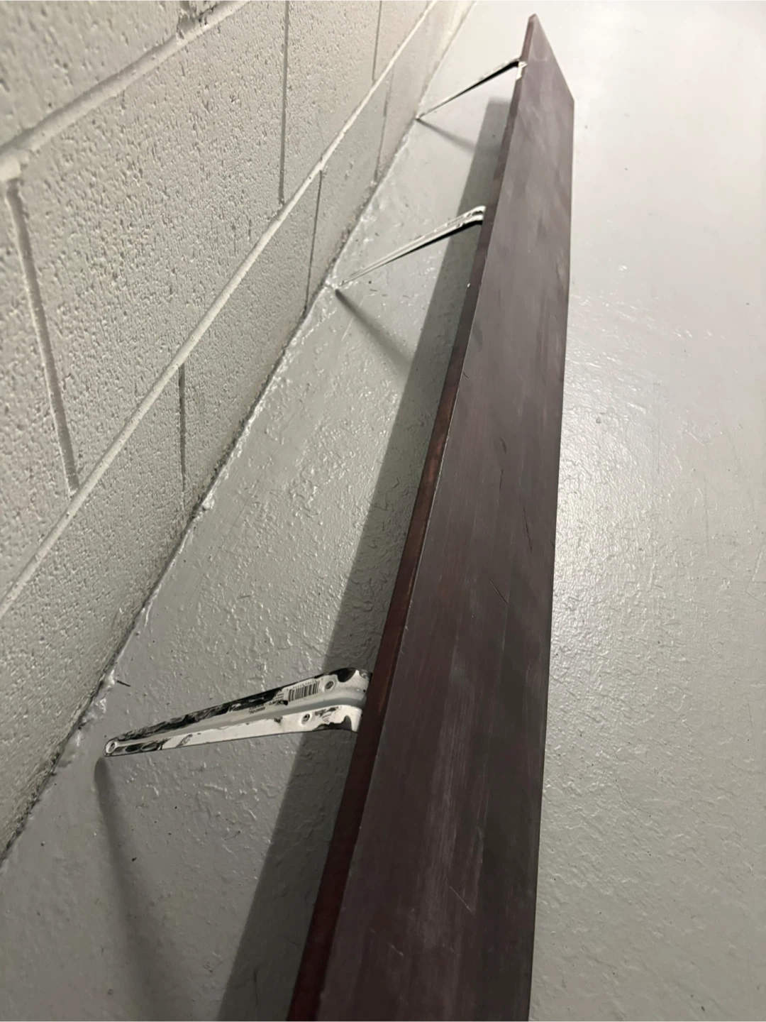 Dark Wood Wall Shelf - photo 4