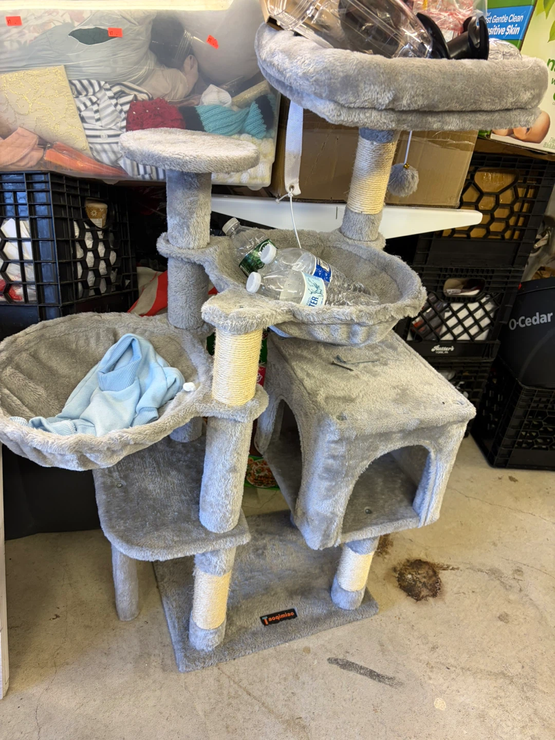 Taoqimiao Gray Multi-Level Cat Tree