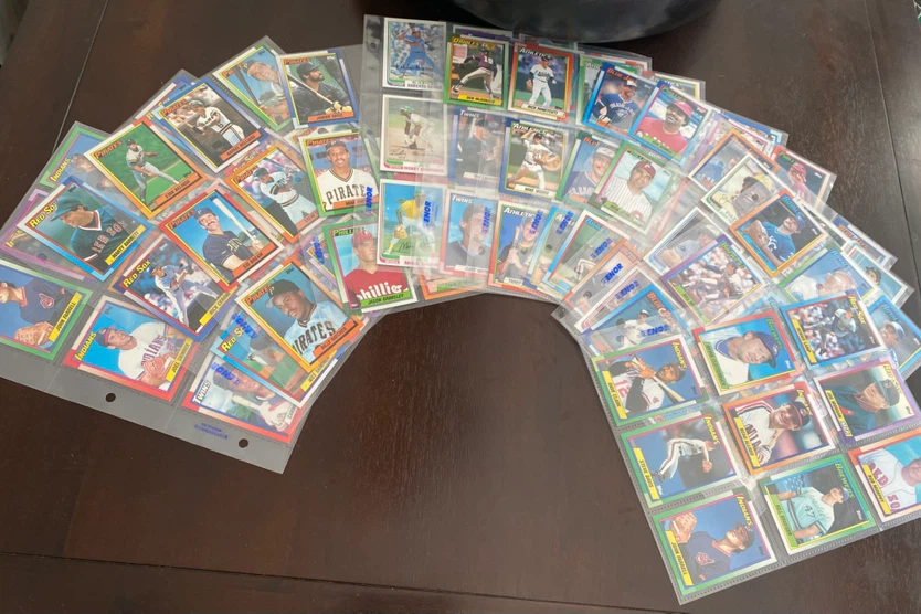 Collection of Vintage Topps Baseball Cards 16 pages