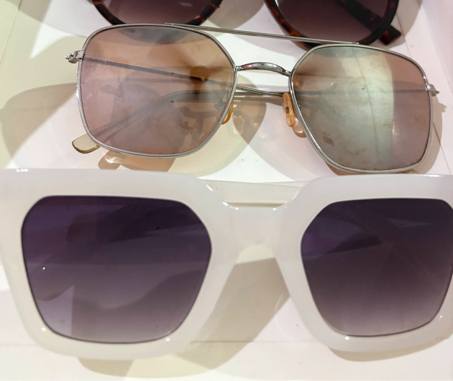 Two pairs of sunglasses