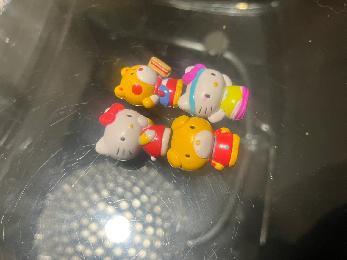 Hello Kitty and bear figurine set - photo 2