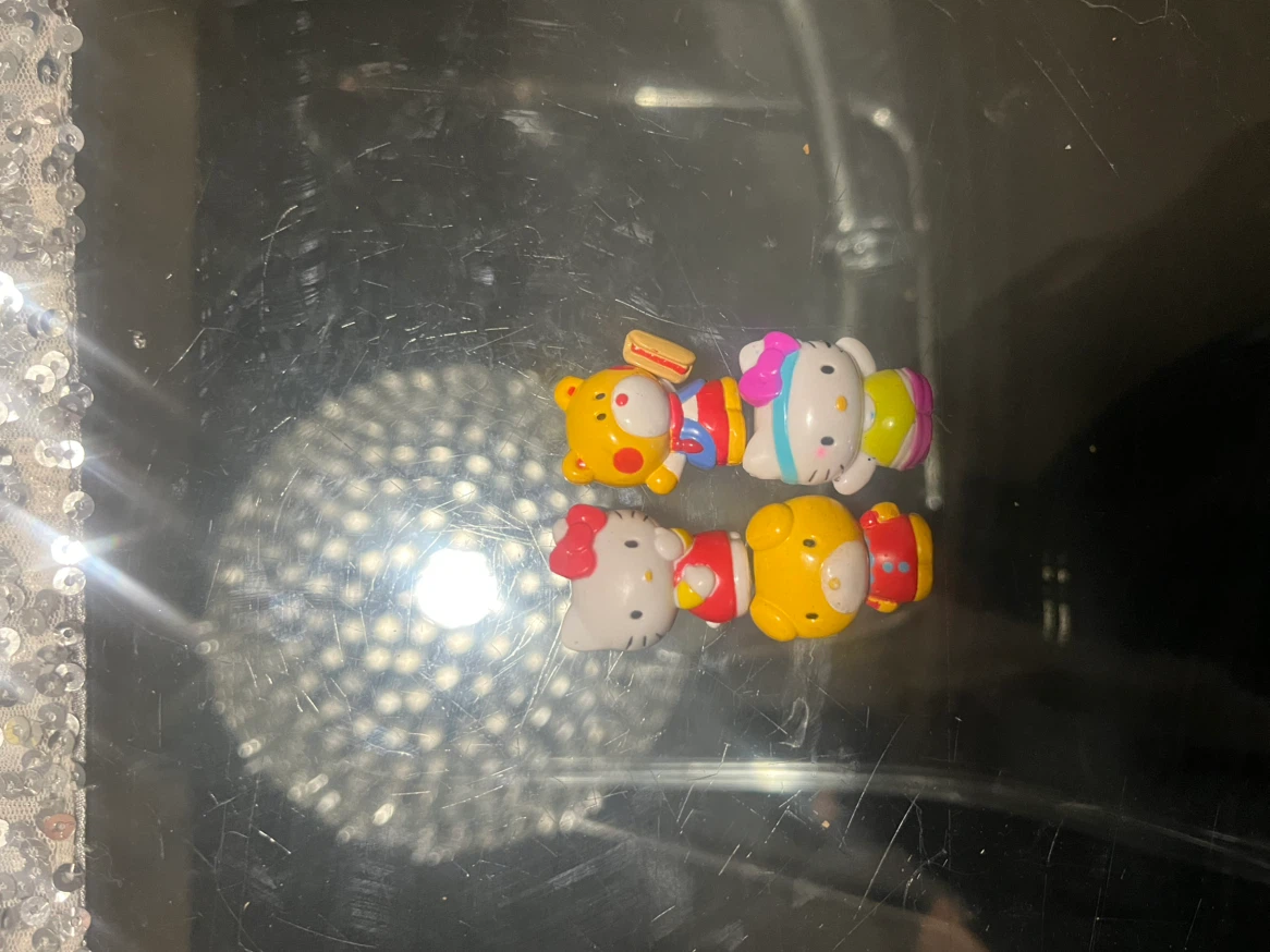 Hello Kitty and bear figurine set - photo 3