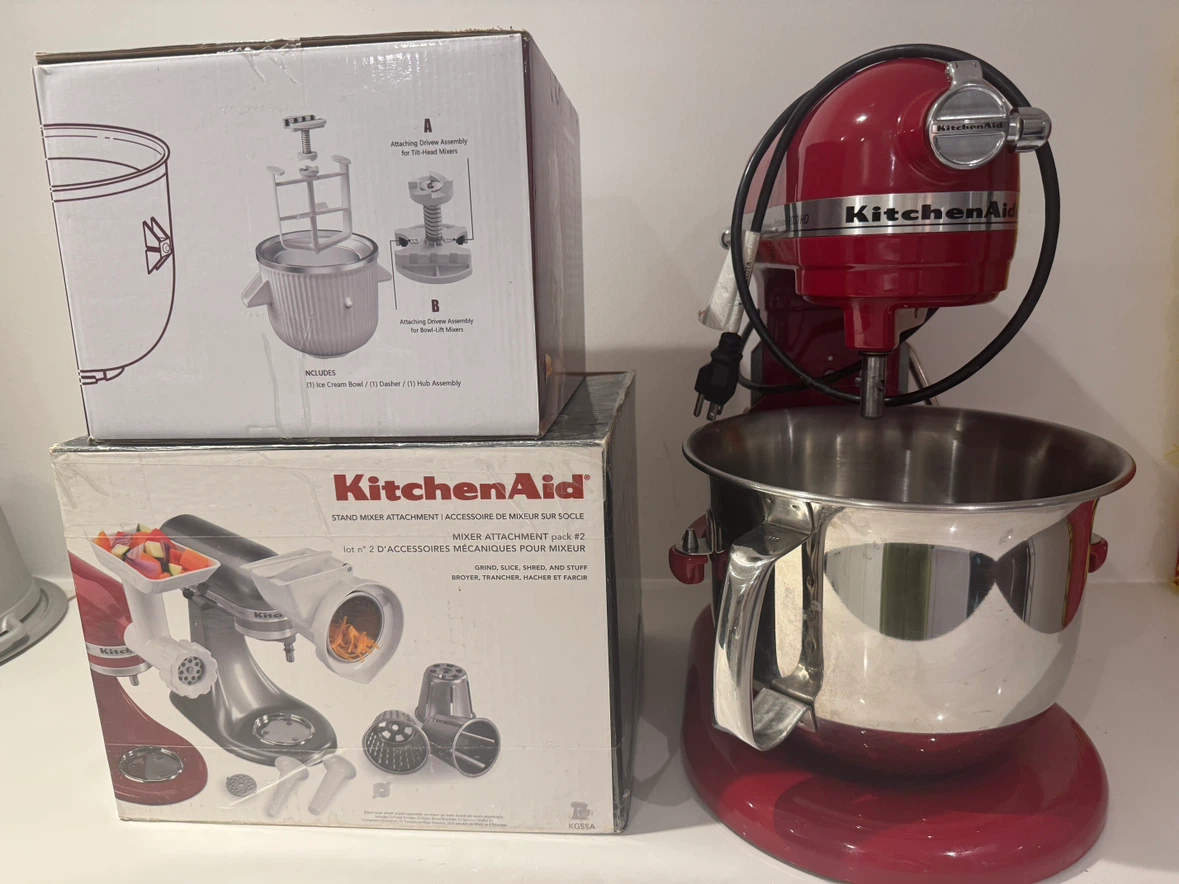 KitchenAid Professional 6000 HD Stand Mixer with Accessories - photo 4