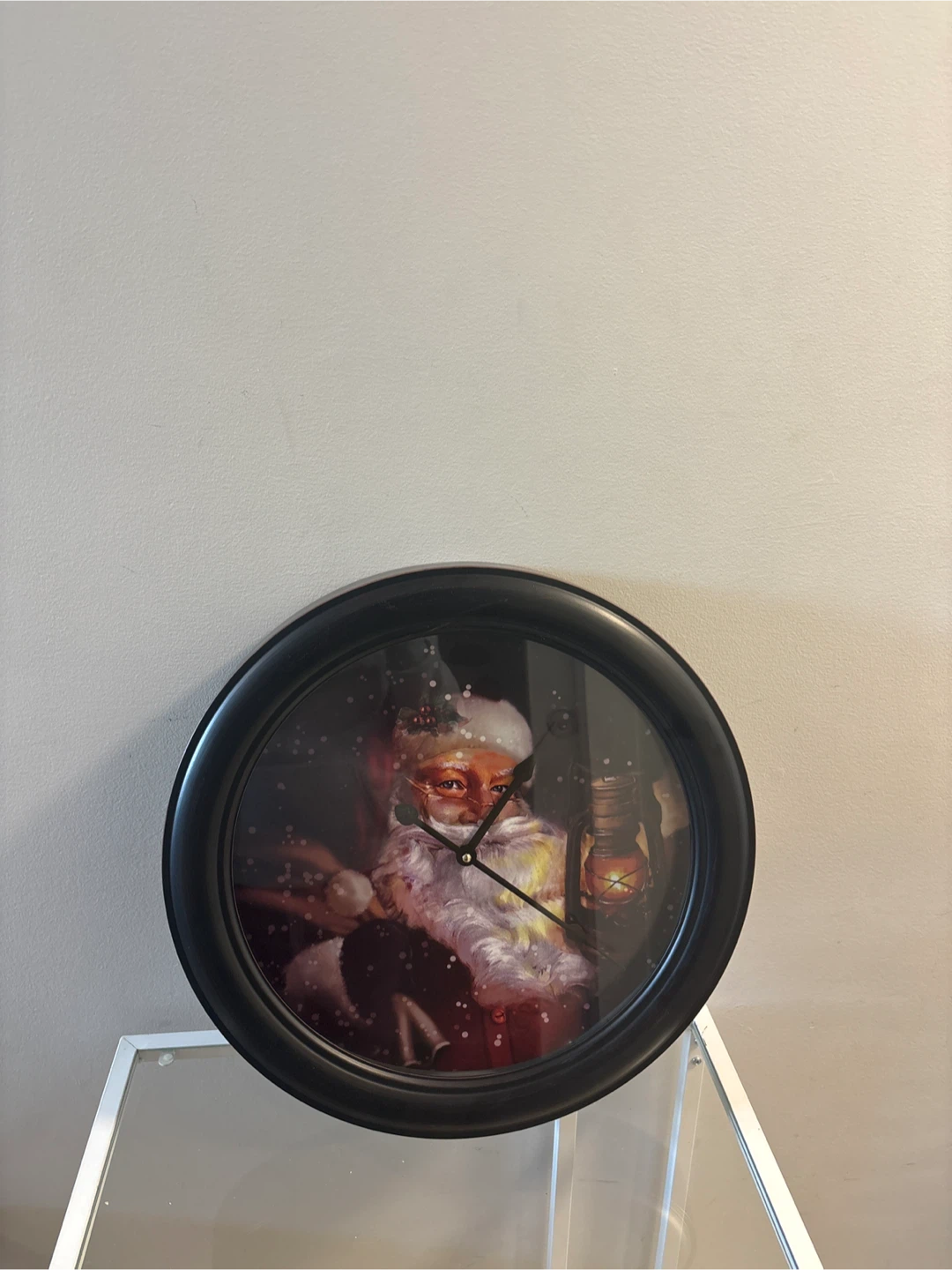Santa Claus Wall Clock Diameter 18 inches - photo 3