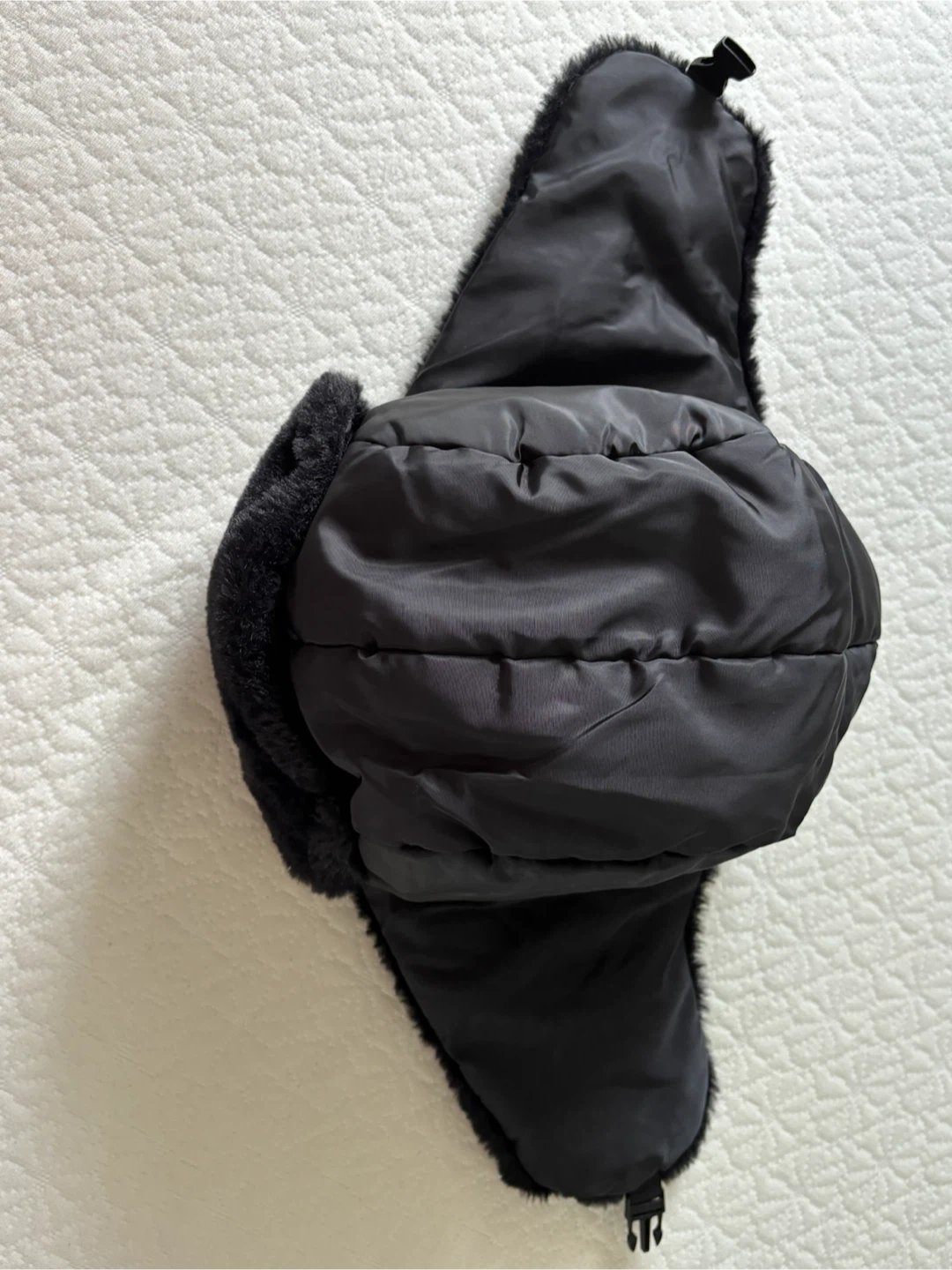 [BRAND NEW] Black Faux Fur Ushanka Trapper Hat - photo 2