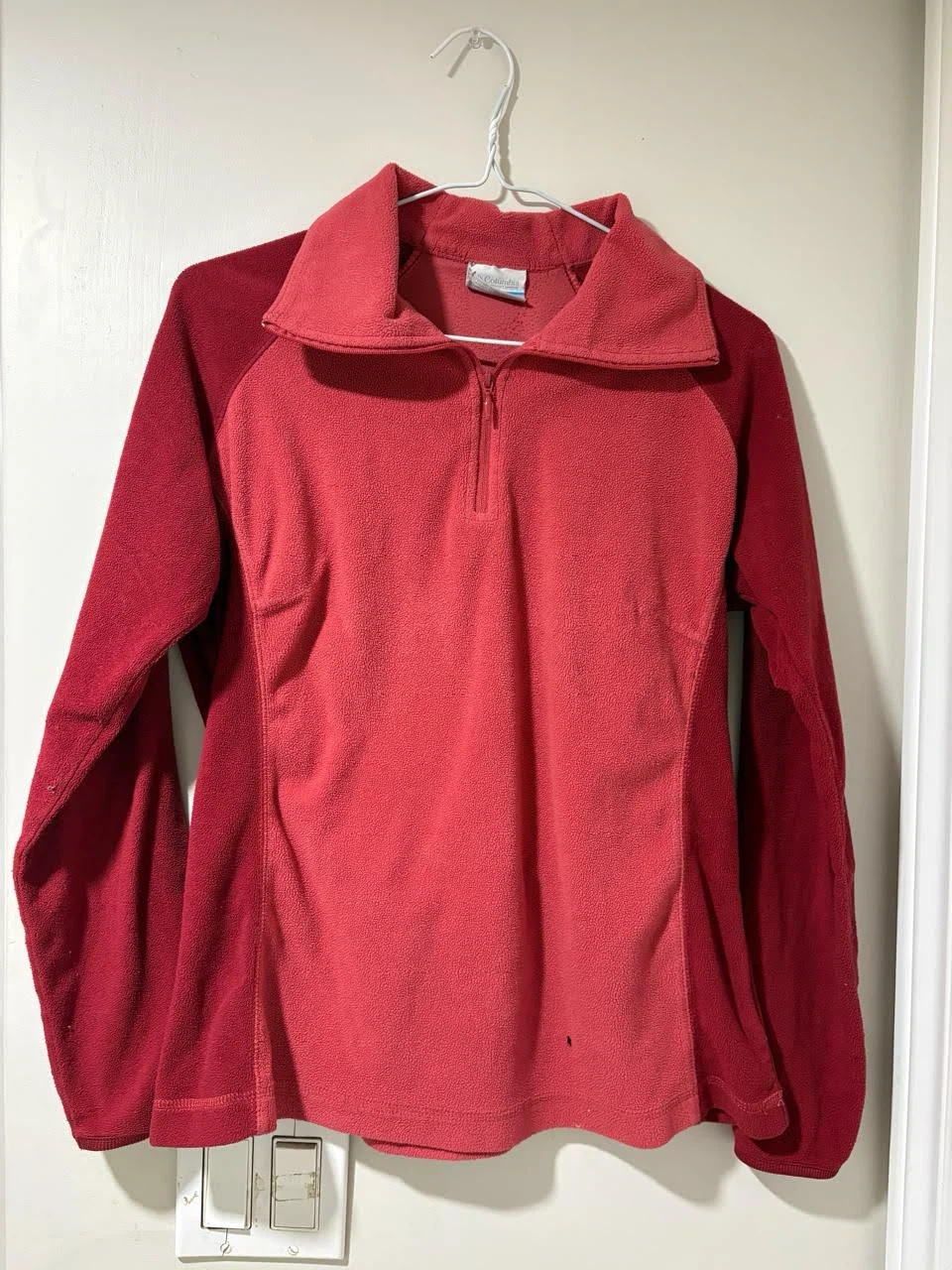 Columbia Red Fleece Quarter-Zip Pullover - photo 2