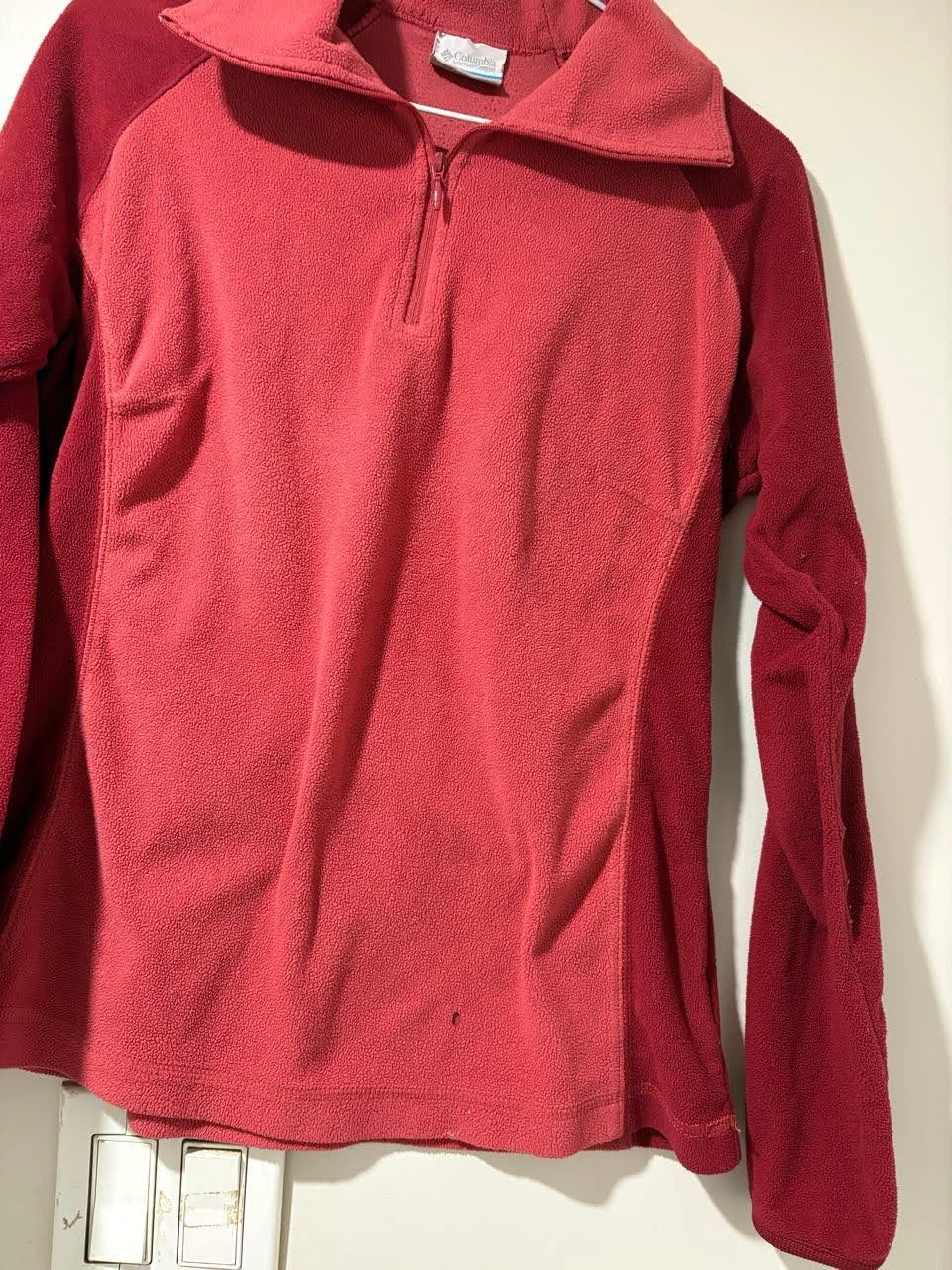 Columbia Red Fleece Quarter-Zip Pullover - photo 3