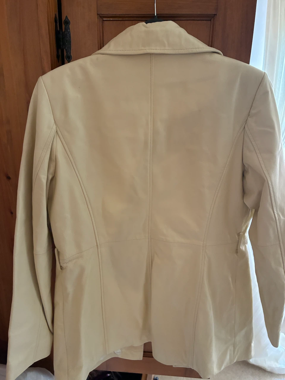 Terry Lewis Cream Leather Jacket - photo 2