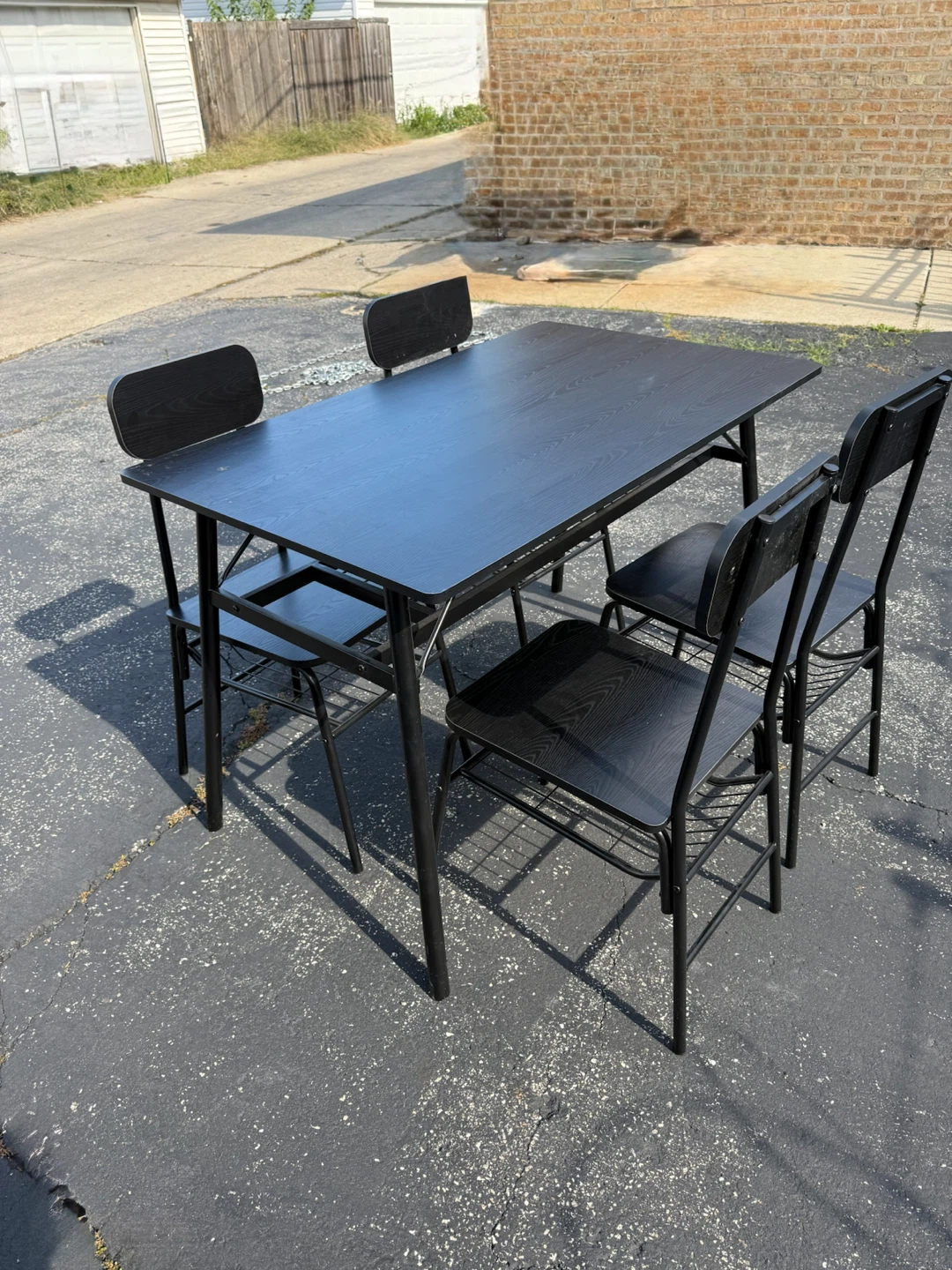 Table and Four Chairs with 2 additional side chairs. $100. OBO.