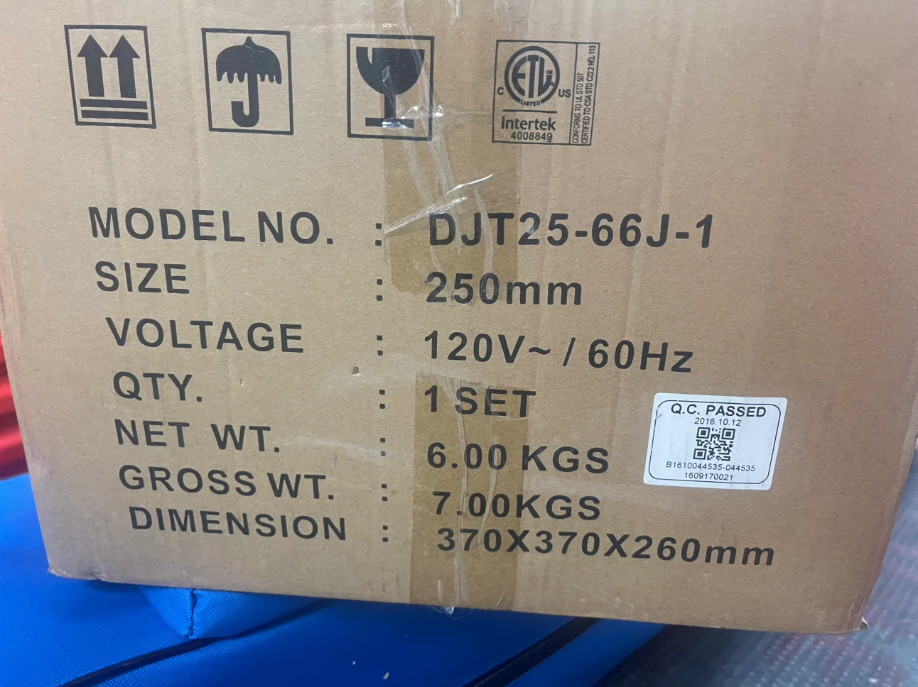 Nedfon Inline Duct Fan DJT25-66J-1 250mm - photo 2