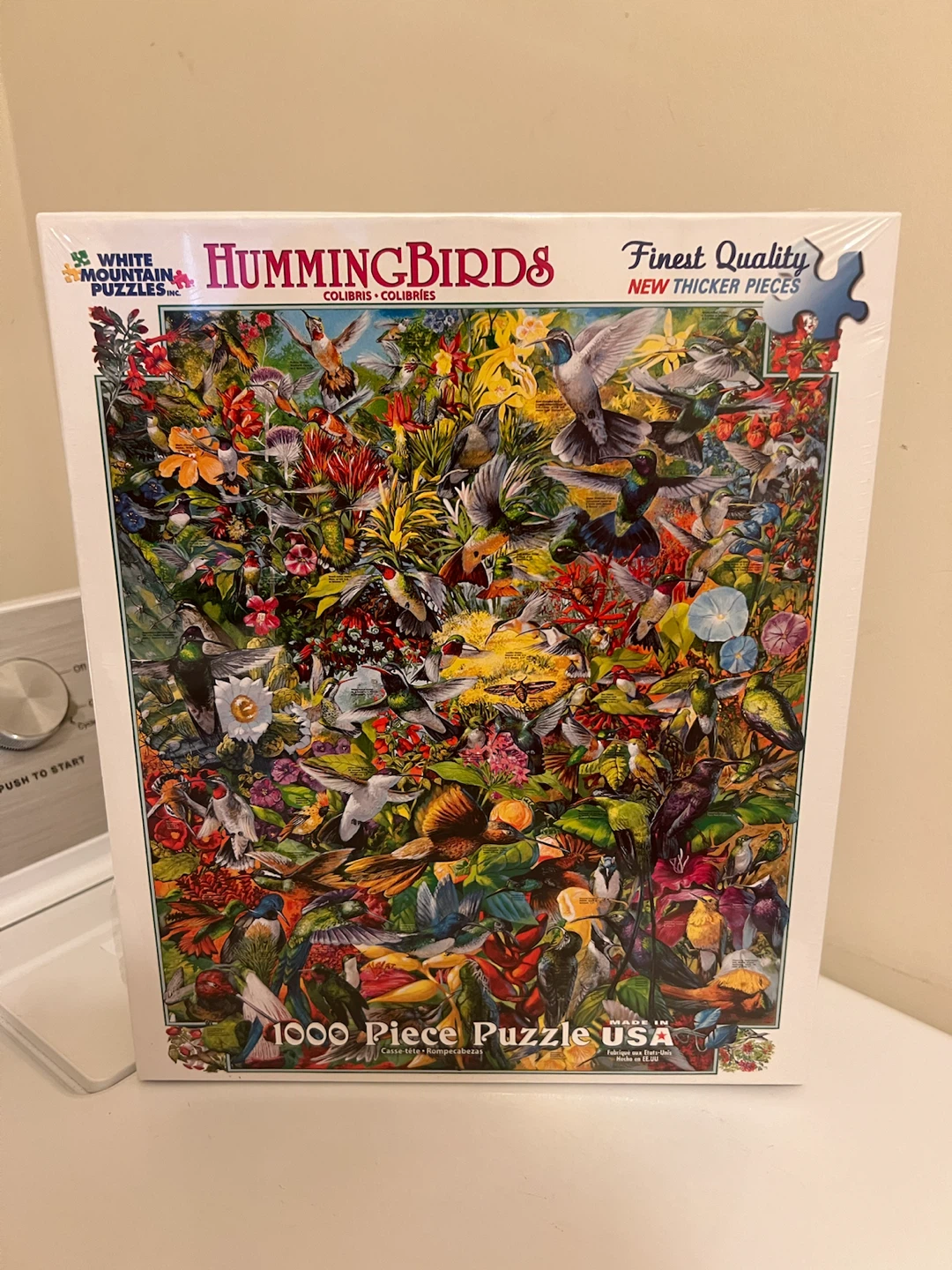 White Mountain Puzzles Hummingbirds 1000 Piece Jigsaw
