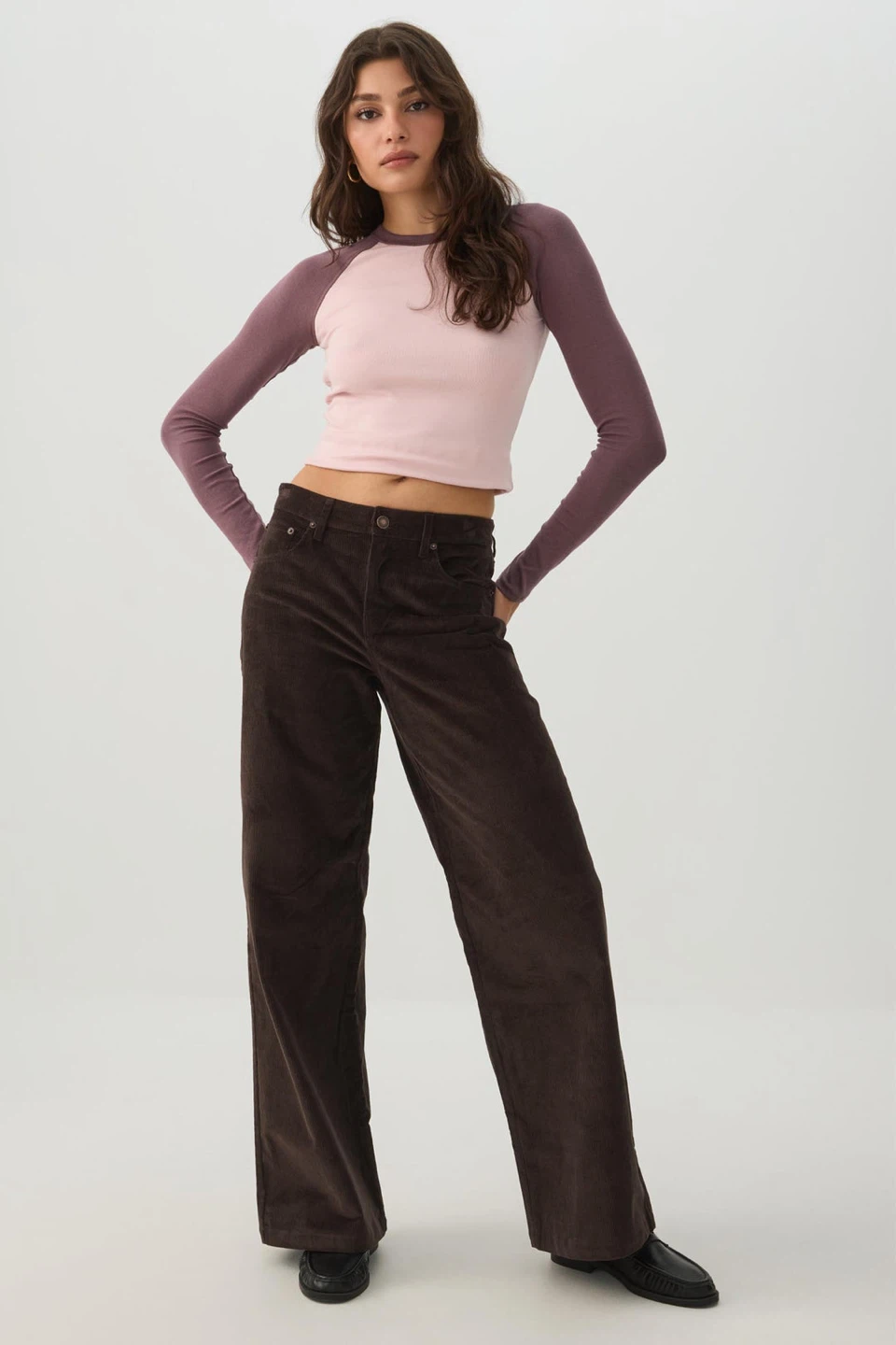 Ardene Mom Corduroy Pants Size 09