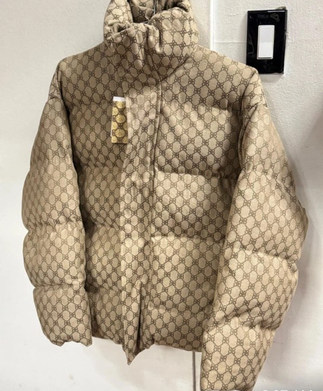 Balenciaga Monogram Puffer Jacket