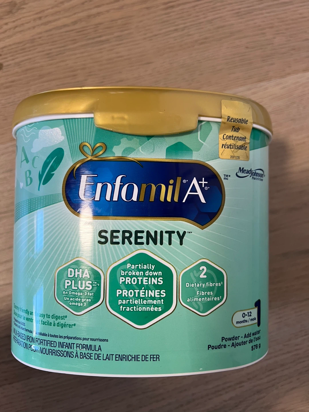Enfamil A+ Serenity Infant Formula 578g