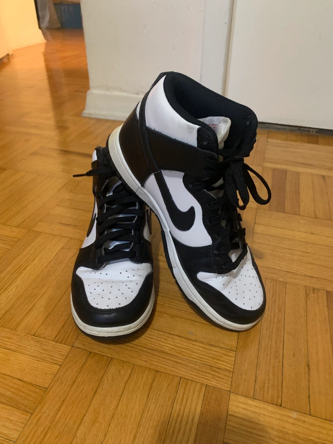 Nike Dunk High Black and White Sneakers