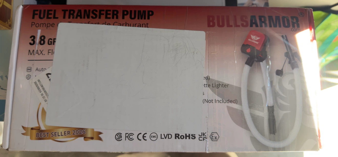 Bullsarmor Fuel Transfer Pump CJ-5-550