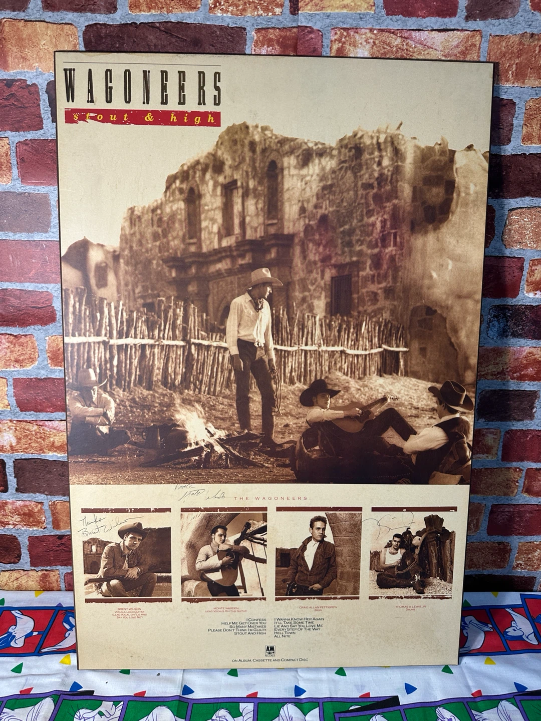 Autographed The Wagoneers Stout & High Promo Poster