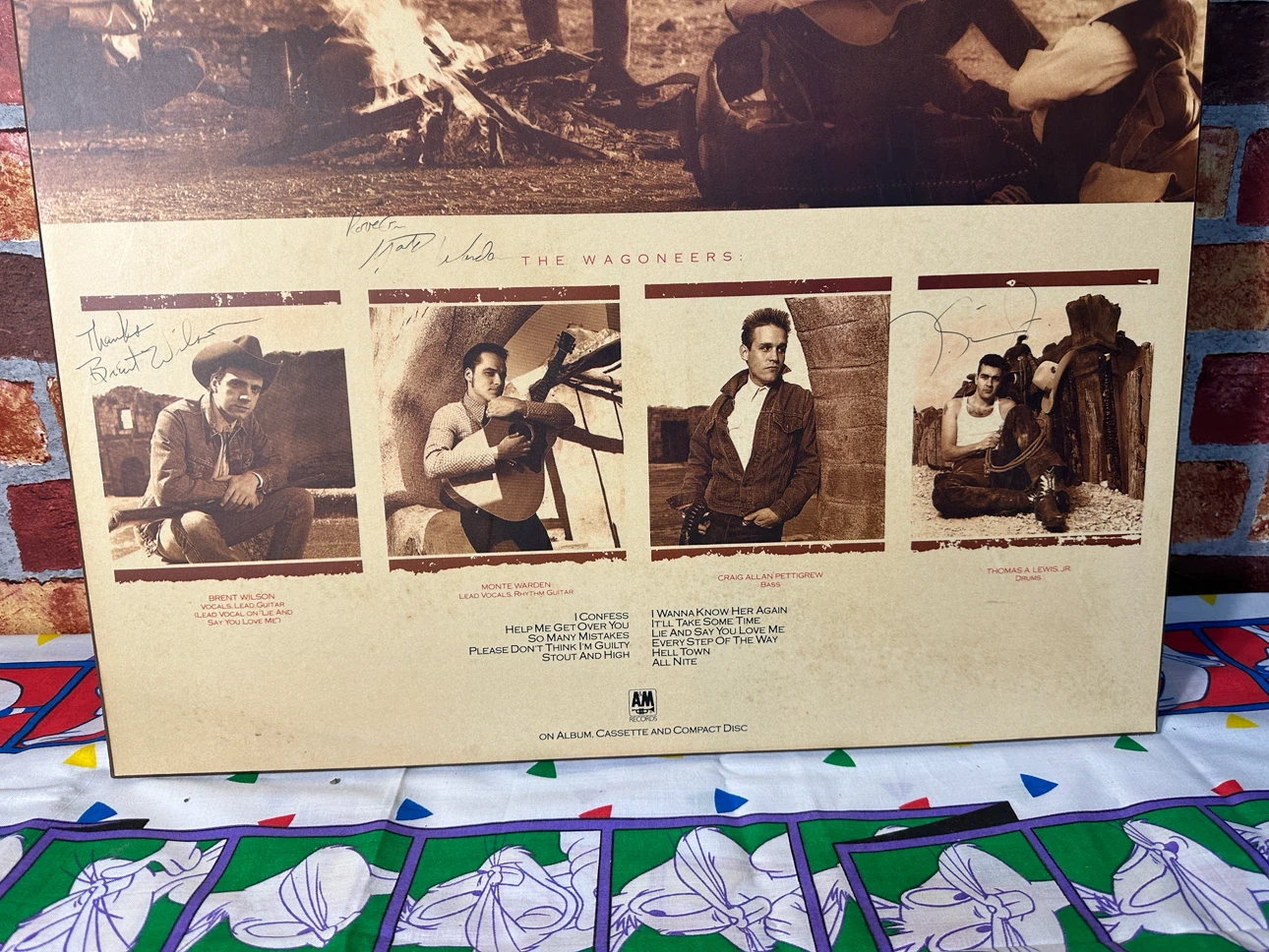 Autographed The Wagoneers Stout & High Promo Poster - photo 2