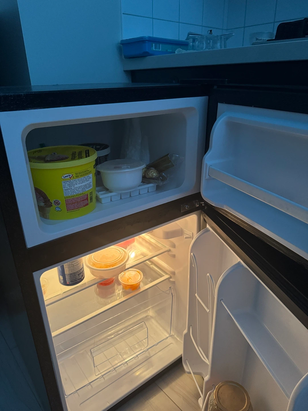 Costway Mini Fridge with Freezer - photo 3