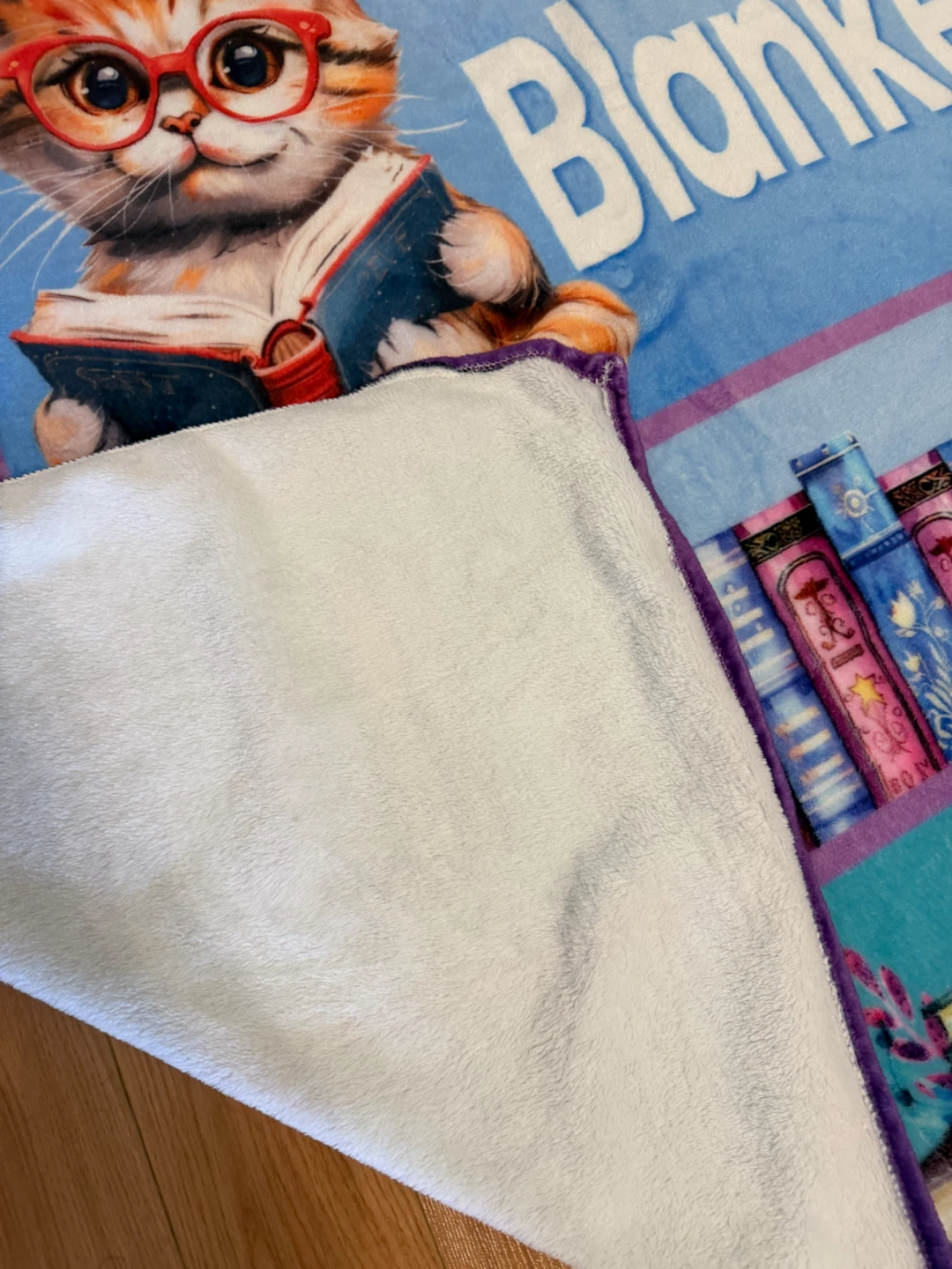 ‘Love to read , throw blanket - photo 2
