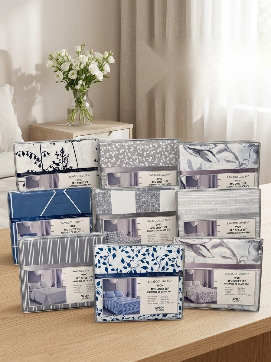 Bamboo Luxury 4-Piece Queen Sheet Set