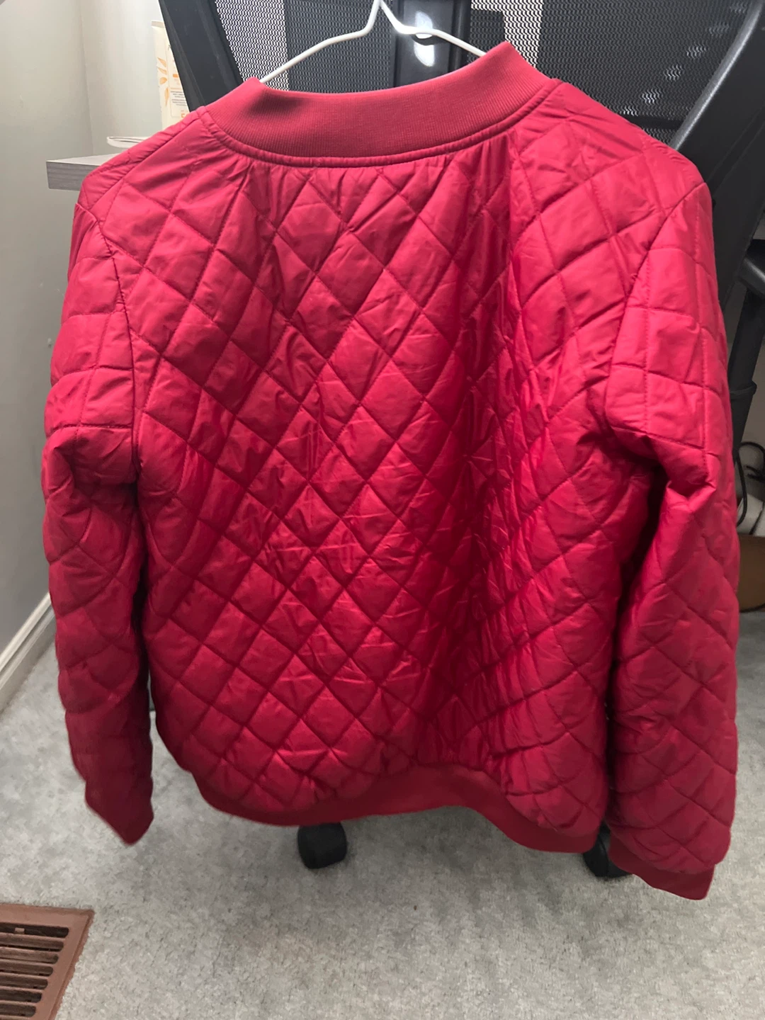 AND Quilted Bomber Jacket Women- Red - photo 2
