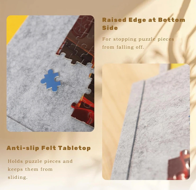 New Felt 1500 Piece Tilting Puzzle Board with Trays - photo 4