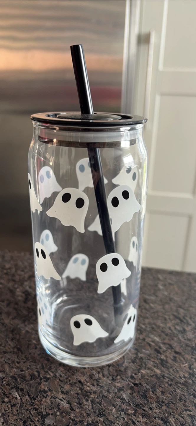 NEW Halloween Glass Cup