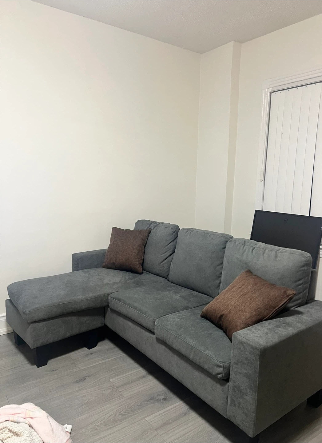 Dark Grey 3 seater Sofa - photo 2