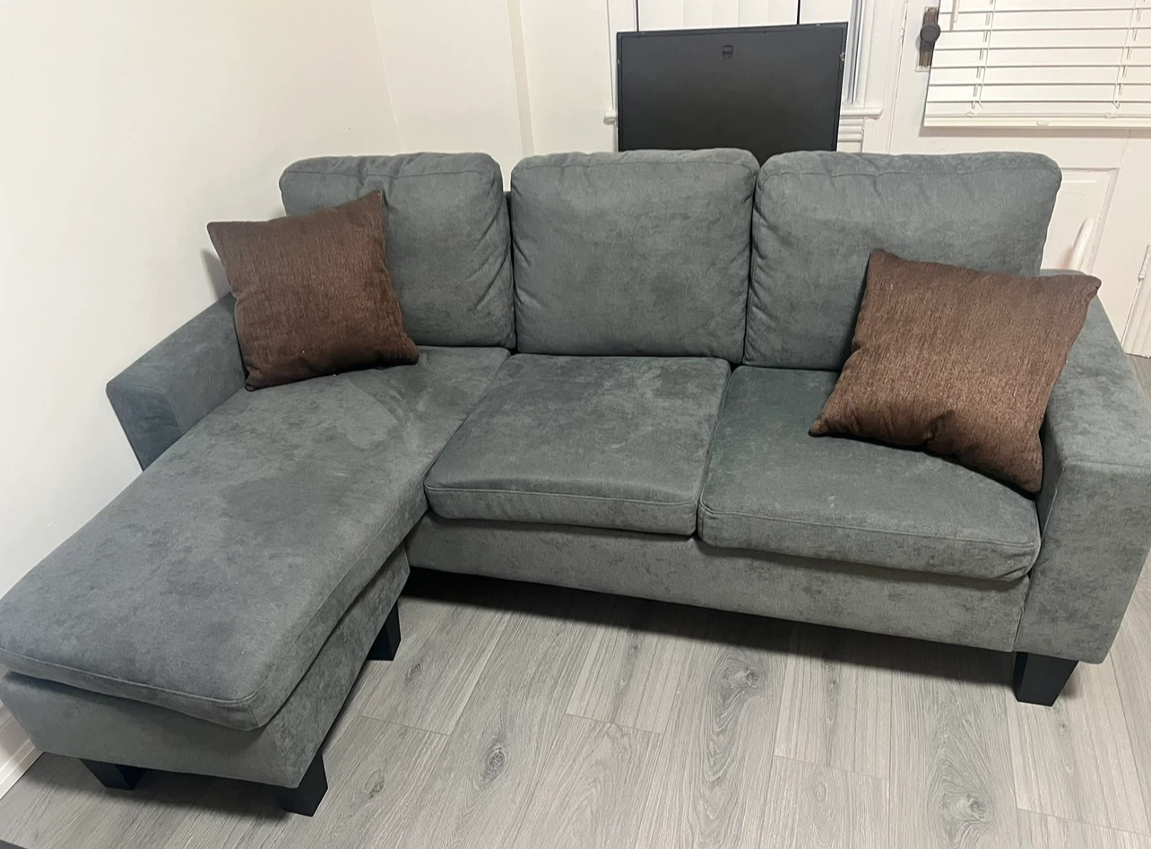 Dark Grey 3 seater Sofa - photo 3