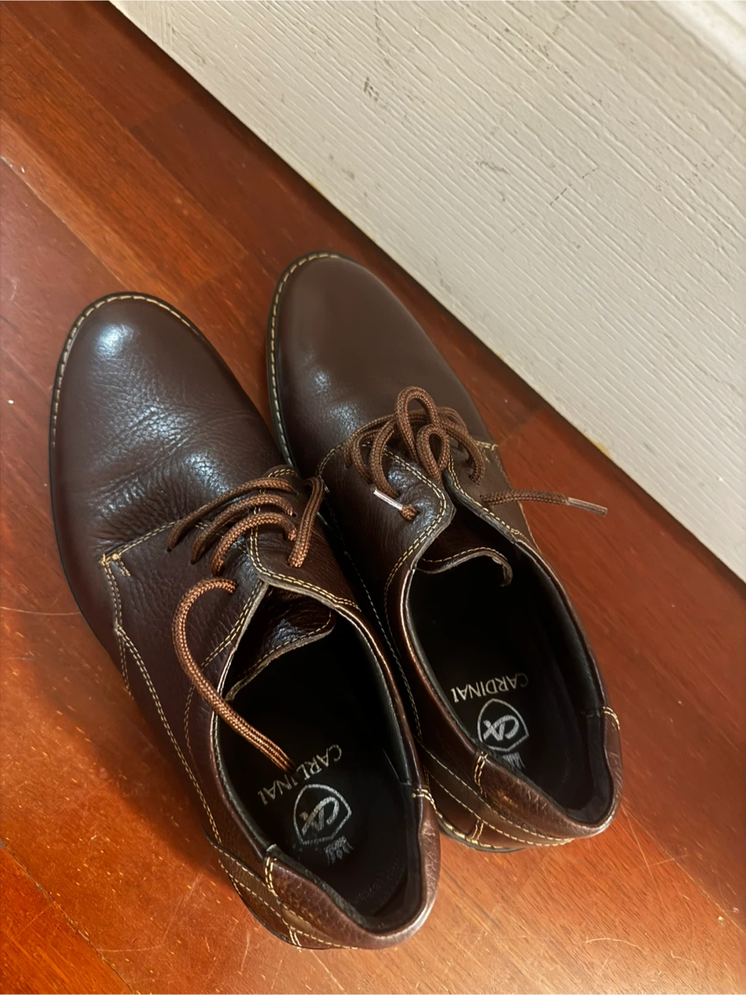 Cardinal Brown Leather Lace-up Shoes