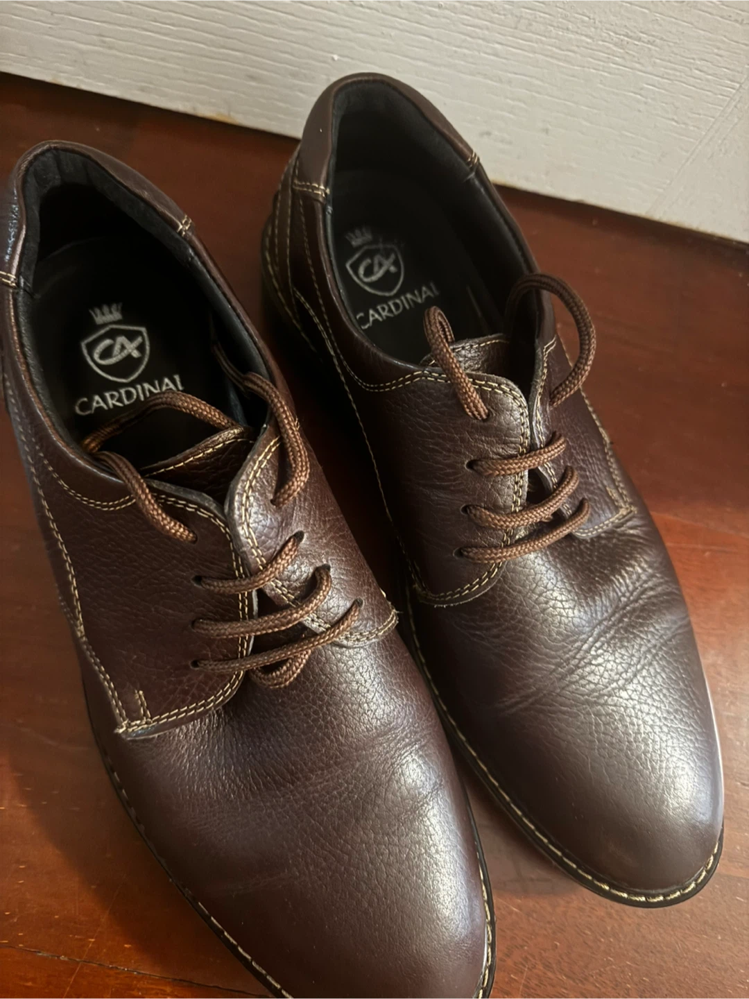 Cardinal Brown Leather Lace-up Shoes - photo 3