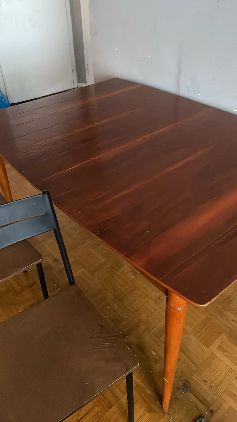 Wooden Dining Table and 5 Chairs