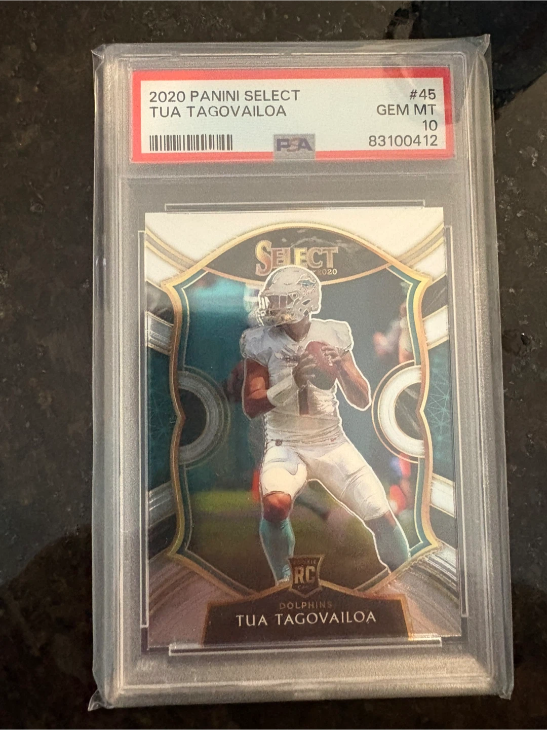 2020 Panini Select Tua Tagovailoa PSA 10 Card