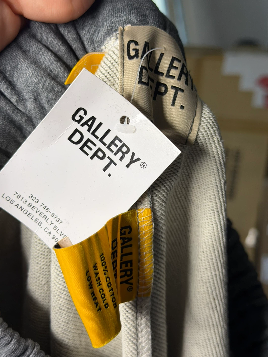 Gallery Dept. Grey Paint Splatter Sweatpants - photo 3