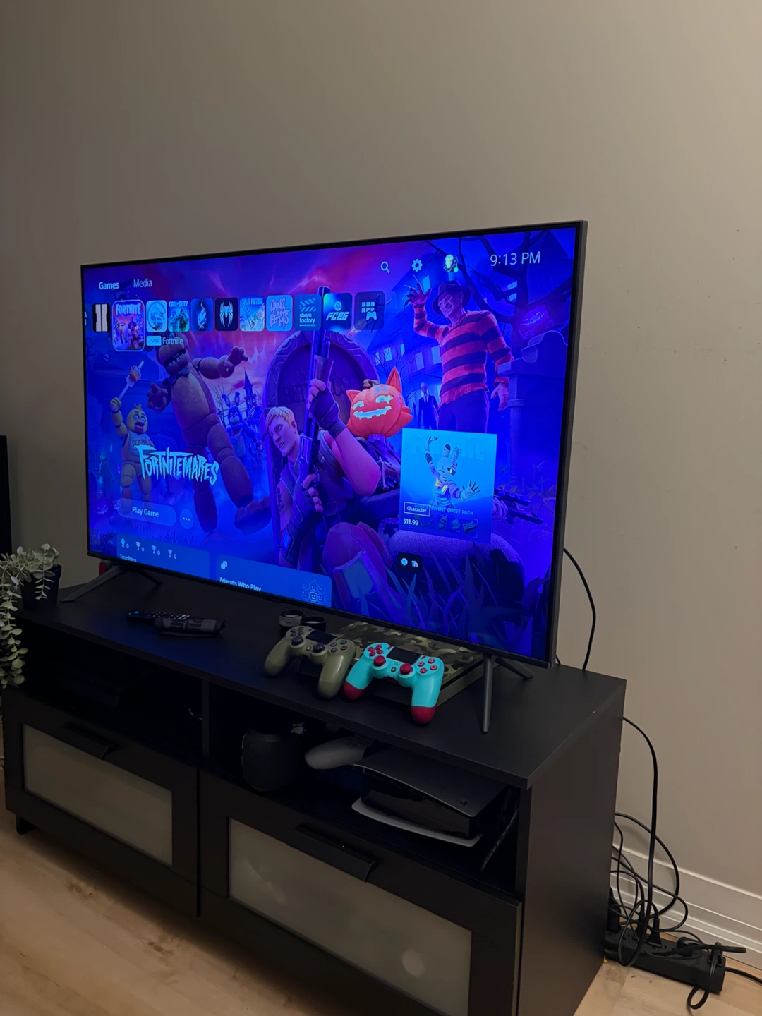 Samsung 50" 4K Smart TV + IKEA TV Stand - $270