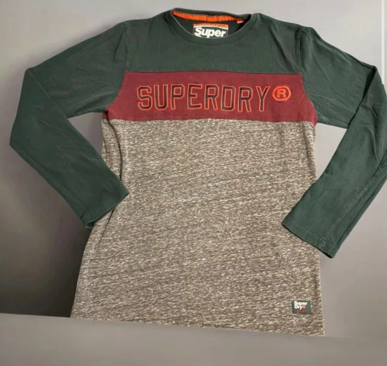 Superdry long sleeve shirt, size M