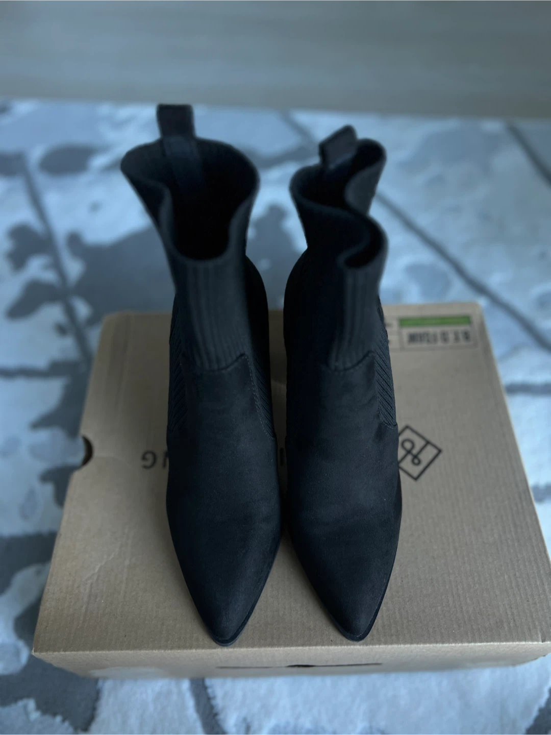 Call It Spring SARA Black Ankle Boots Size 6.5 - photo 2