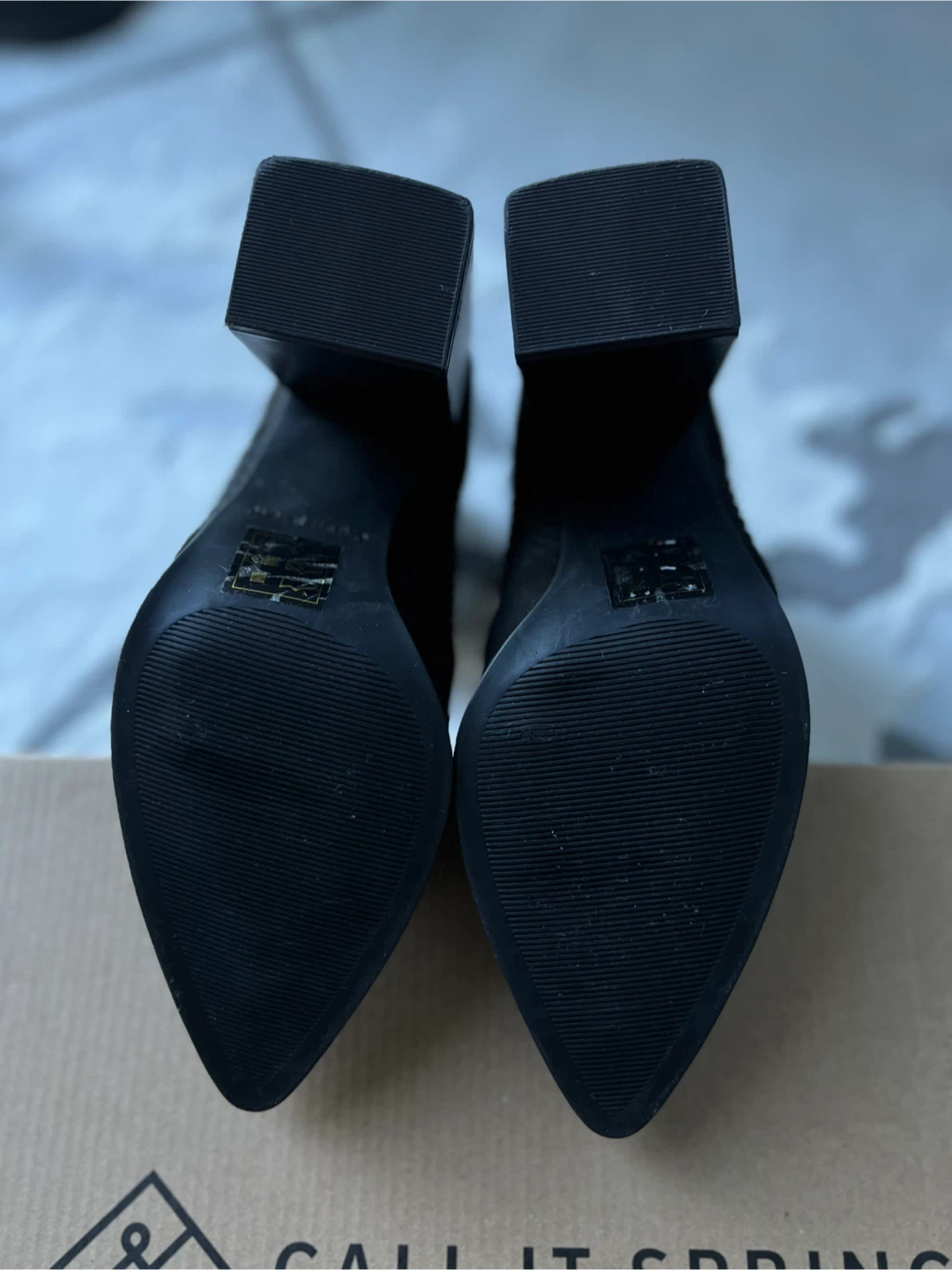 Call It Spring SARA Black Ankle Boots Size 6.5 - photo 3