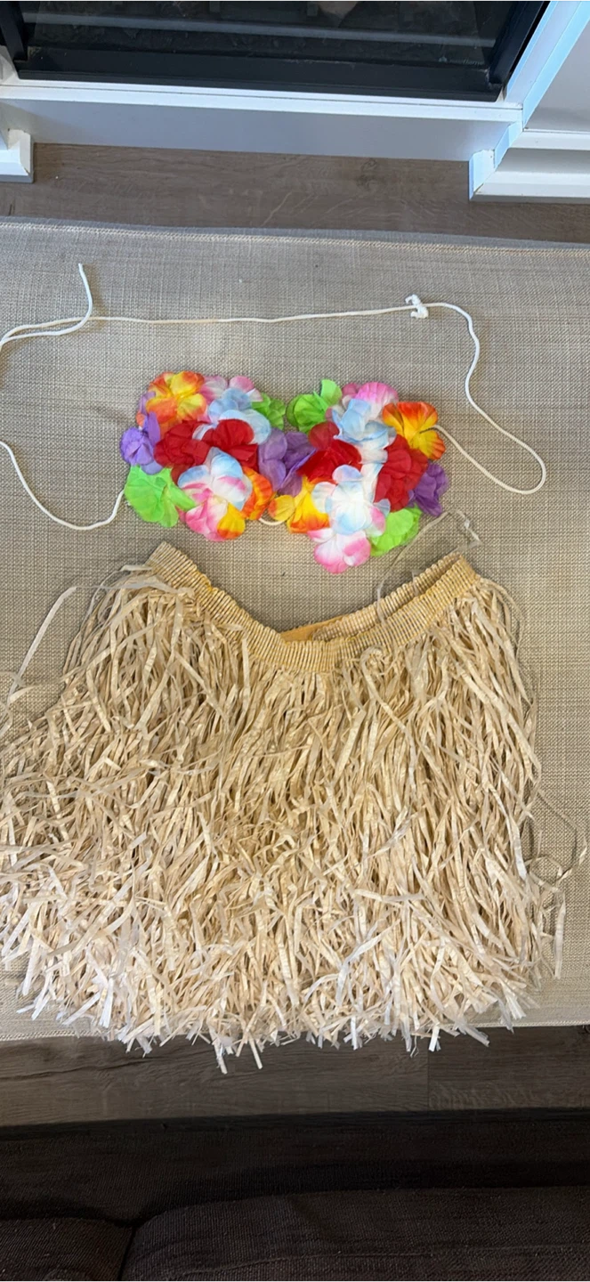 Hula Dancer Costume Set